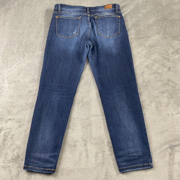 Judy Blue Relaxed Fit Dark Wash Denim Jeans JB82102DK Size 13/31 Womens - Picture 2 of 16